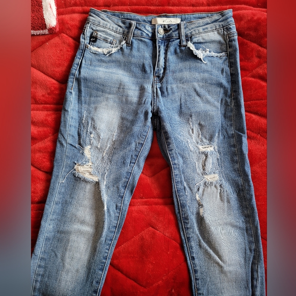 KanCan Distressed Skinny Jeans